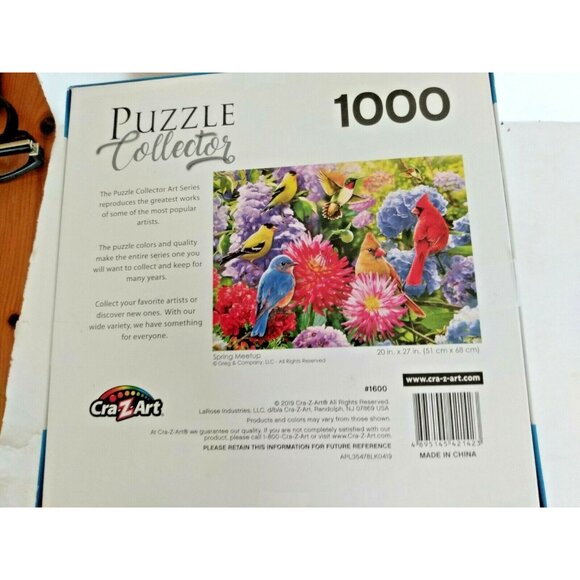 The Puzzle Collector's Art Series Cra-Z-Art by Greg Giordano - "Spring Meetup" - Picture 5 of 10